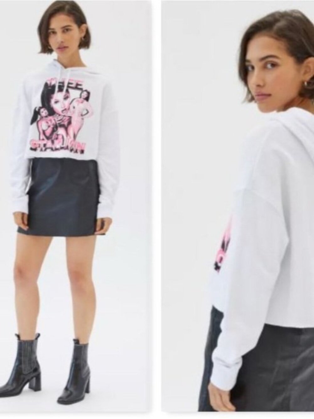 New Megan Thee Stallion UO Exclusive Cropped Hoodie M